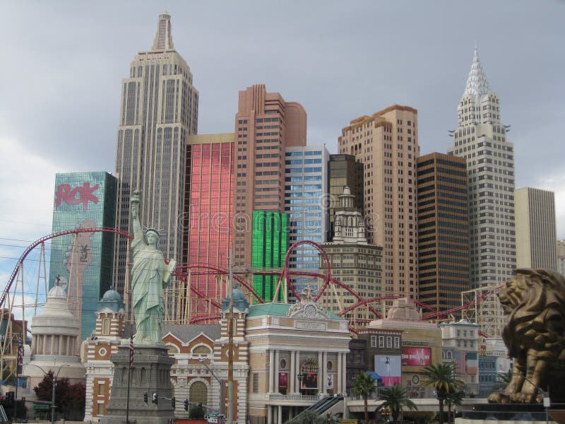 New York in Las Vegas editorial stock photo. Image of architecture