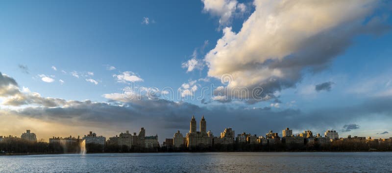 New York City Manhattan reservoir