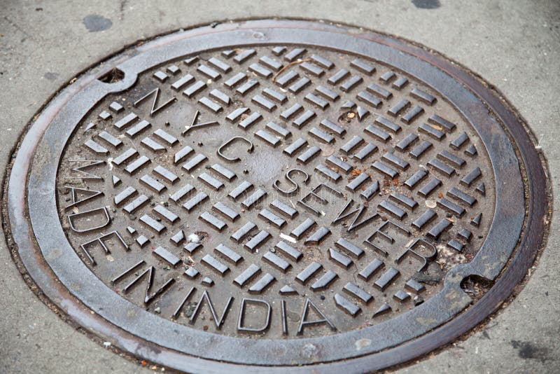 New York City manhole cover made in India