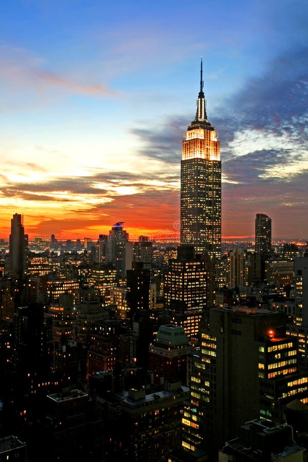 New York City midtown skyline