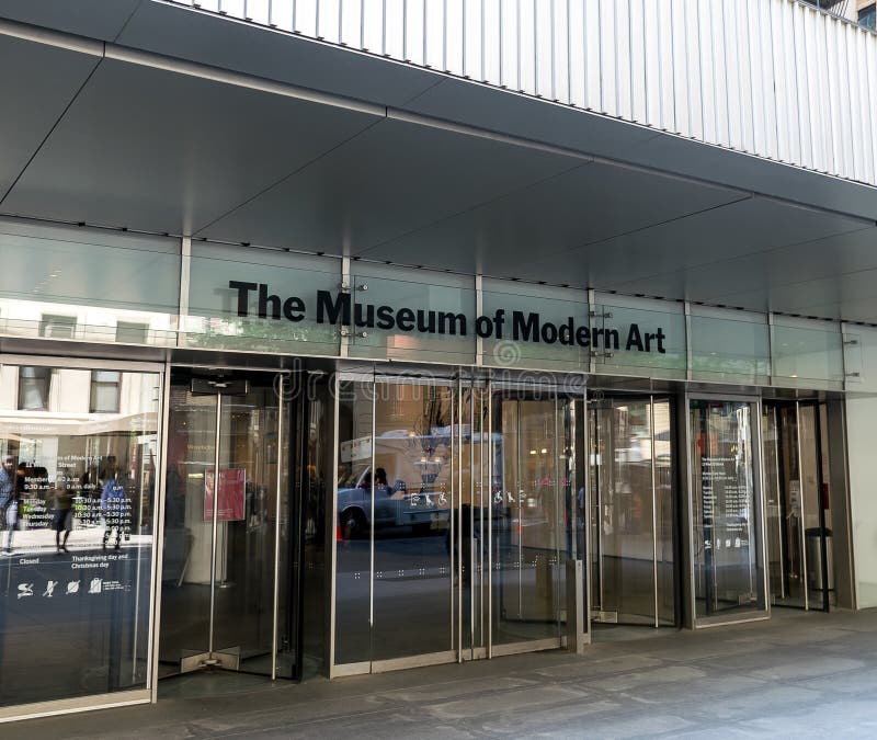 New York City museet av modern konst royaltyfria foton New York City museet av modern konst royaltyfria foton