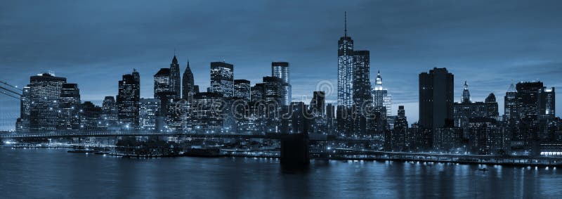 New York City at night stock images New York City at night stock images