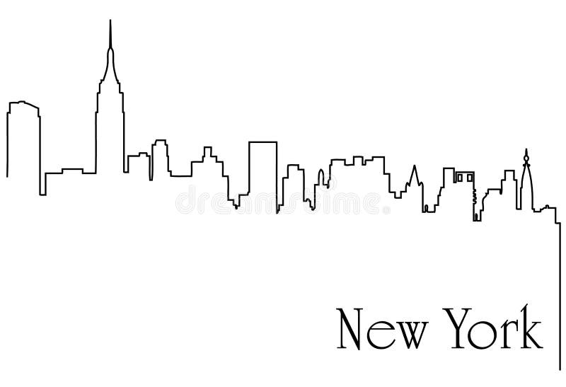 Nyc Skyline Drawing Stock Illustrations – 497 Nyc Skyline Drawing Stock  Illustrations, Vectors & Clipart - Dreamstime
