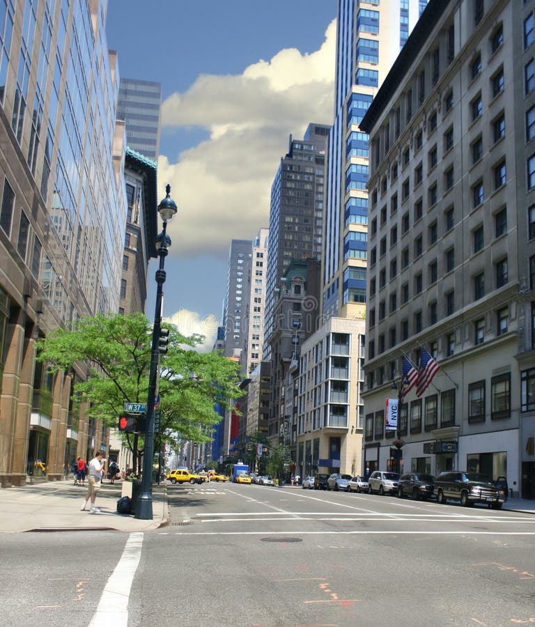 New York City Street stock image. Image of architecture - 3392459