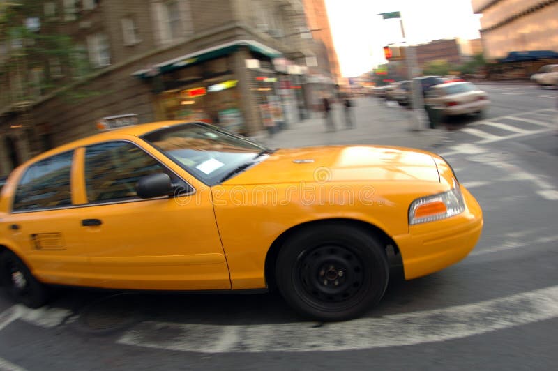 New York City taxi stock photo