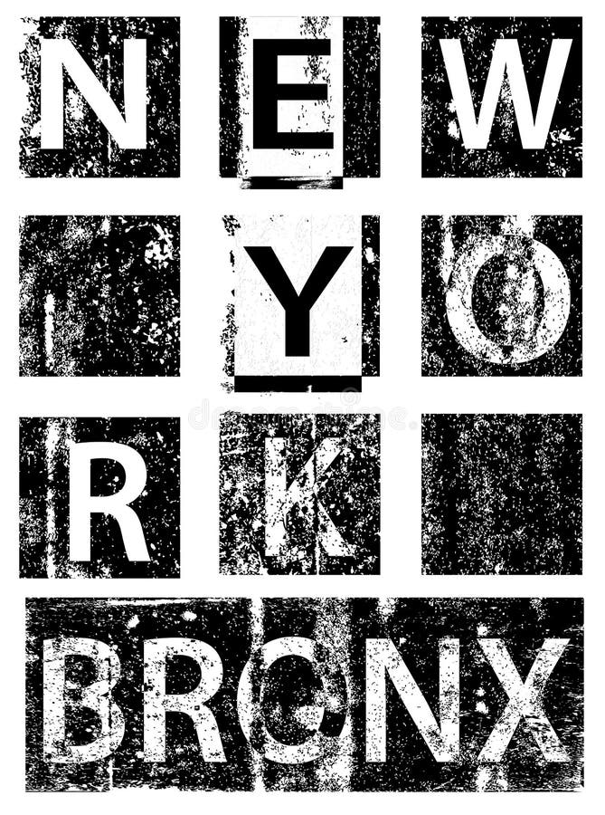 New york city typography, t-shirt graphics, vectors