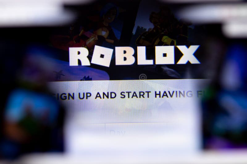 Website of the Roblox Game MeepCity. Editorial Stock Photo - Image