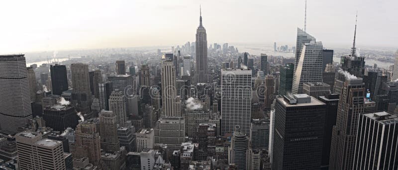 New- York CitySkylineansicht von Rockefeller stockbilder New- York CitySkylineansicht von Rockefeller stockbilder