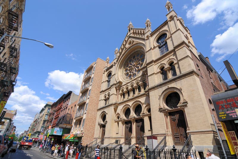 New- York Citysynagoge lizenzfreies stockbild New- York Citysynagoge lizenzfreies stockbild