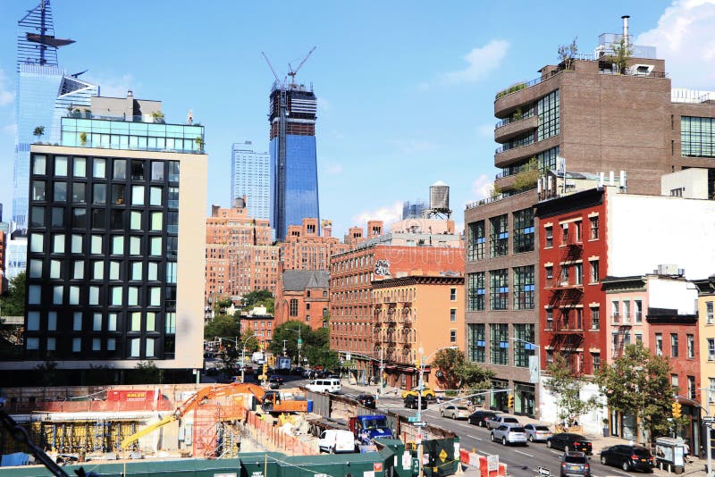 New York, highline Landschaft lizenzfreies stockbild New York, highline Landschaft lizenzfreies stockbild