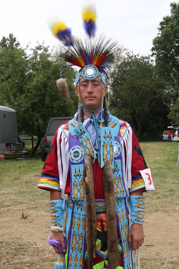 Unidentified Native American during 40th Annual Thunderbird American ...