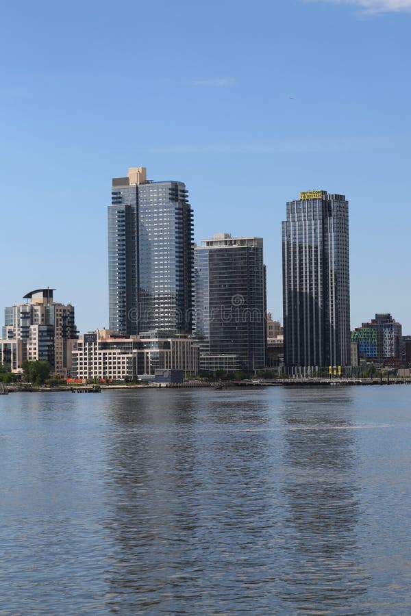 NEW YORK JUNE 4, 2017 New Construction in Williamsburg Section of