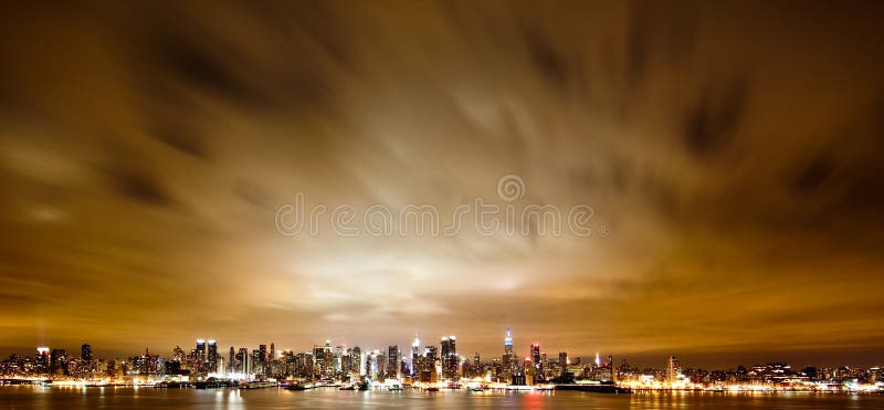 New York Manhattan at Night
