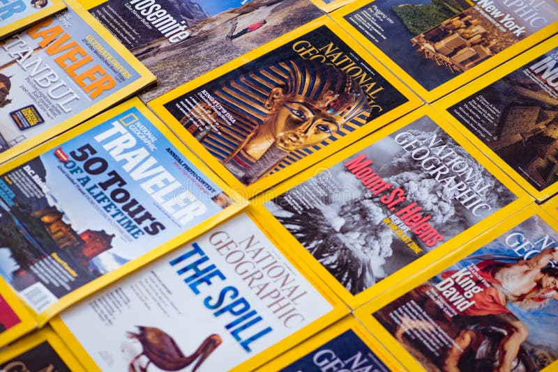 New York - 7 marzo 2017: National Geographic il 7 marzo in nuovo