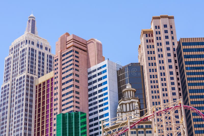 New York - New York Hotel & Casino in Las Vegas stock photography New York - New York Hotel & Casino in Las Vegas stock photography