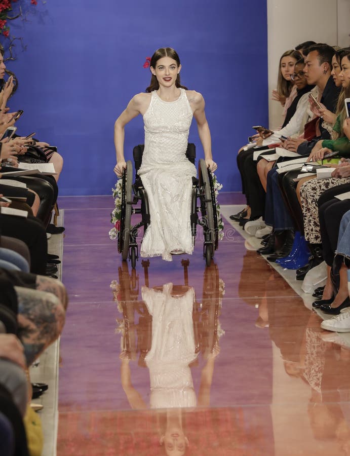 Theia Bridal Fall 2020 stock image Theia Bridal Fall 2020 stock image