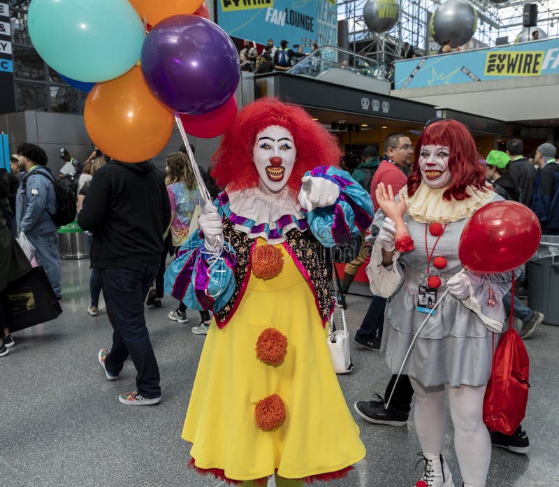 Comic Con NYC 2019 stock photo Comic Con NYC 2019 stock photo