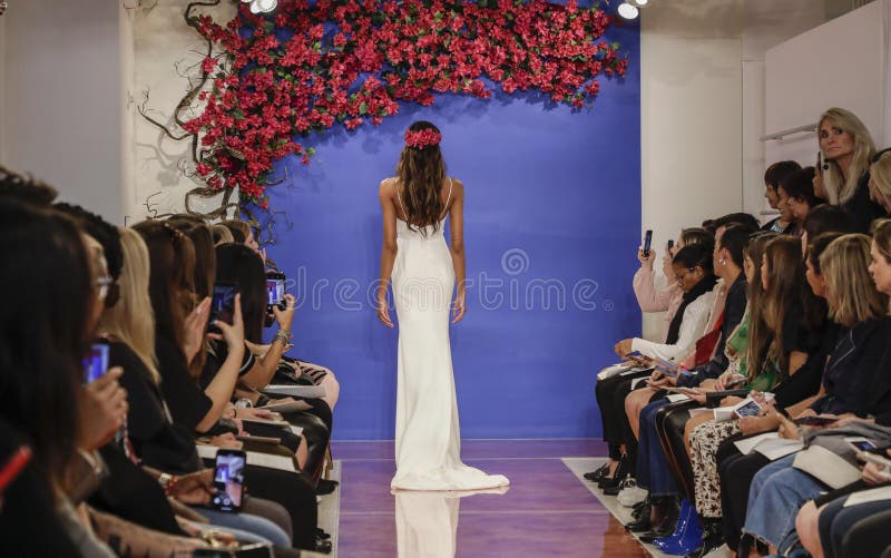 Theia Bridal Fall 2020 royalty free stock photos Theia Bridal Fall 2020 royalty free stock photos