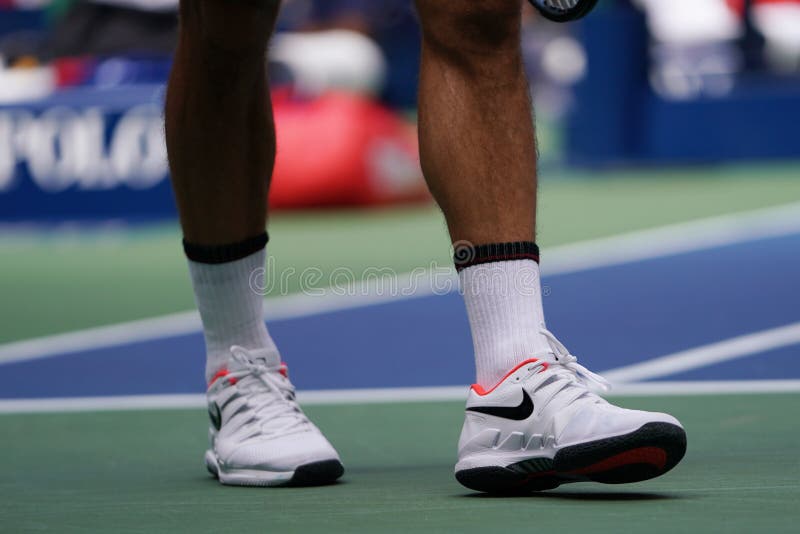 20-time Grand Slam Champion Roger Federer of Switzerland Wears Custom ...
