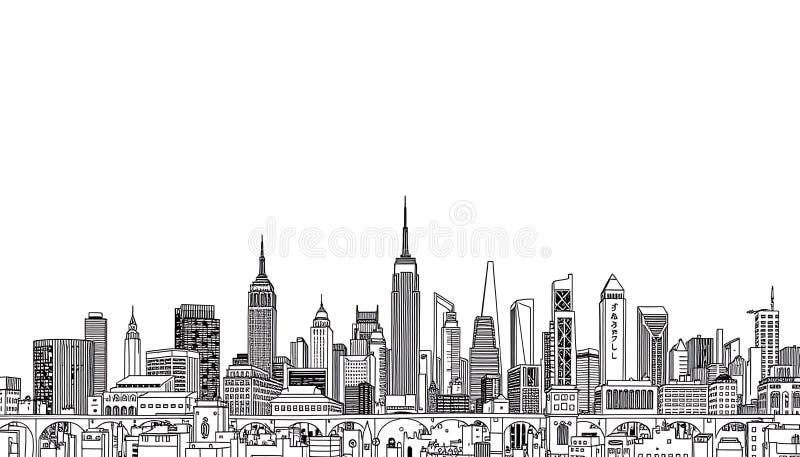 New York Skyline Sketch Stock Illustrations – 1,330 New York New York Skyline Sketch Stock Illustrations – 1,330 New York