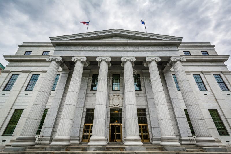 The New York State Court of Appeals in Albany New York Stock Image The New York State Court of Appeals in Albany New York Stock Image
