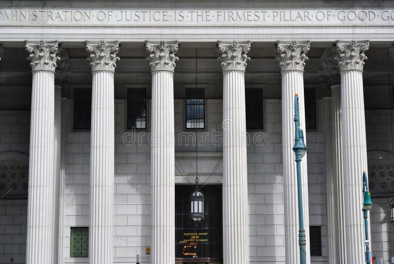 Entrance of the New York Supreme Court Building