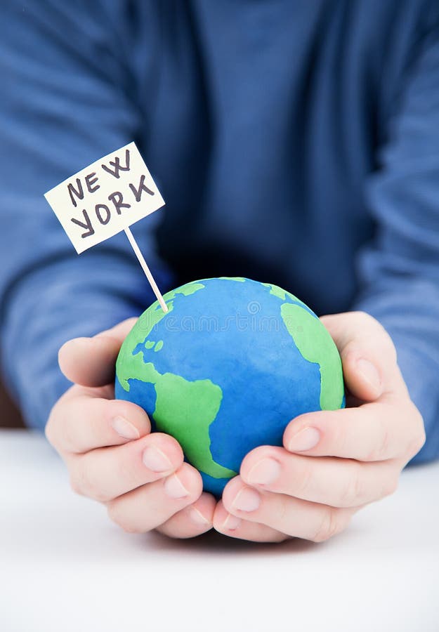 Child Hands Holding Earth Model Clay Rainbow Ecology Concept Top Stock  Photo by ©galiaromaniv88@gmail.com 489952540