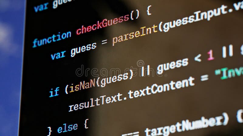 JavaScript code stock photo. Image of javascript, intelligence - 280596014