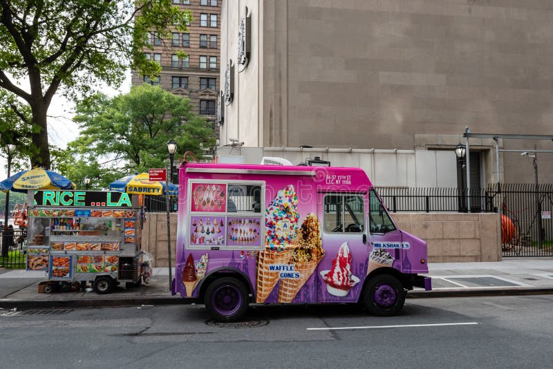 pink ice cream van