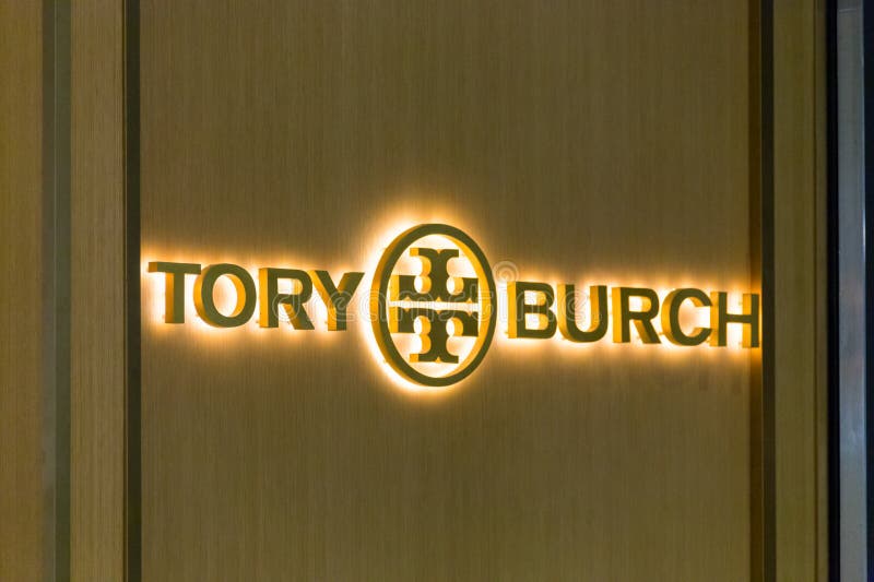 NEW YORK, USA - MAY 15, 2019: Tory Burch Logo Sign on a Store. Tory Burch  is an American Fashion Designer, Businesswoman Editorial Stock Image -  Image of outlet, retail: 225453459