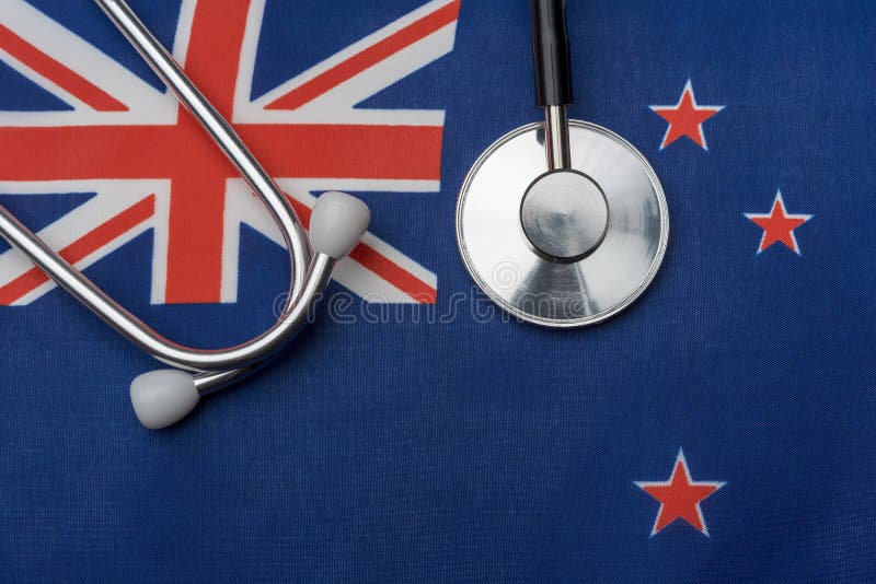 New Zealand Flag and Stethoscope. the Concept of Medicine Stock Image -  Image of medical, measurement: 134026603