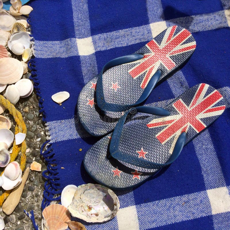 New Zealand Flip-flops stock image. Image of sandal, footgear - 61392905