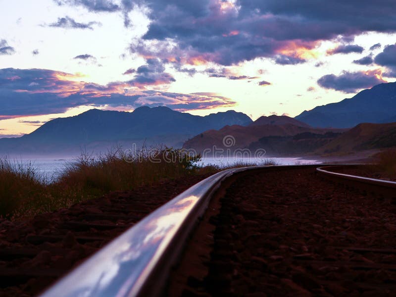 New Zealand railroad track