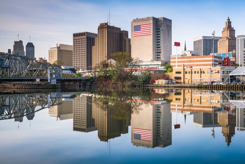 Dayton stock photo. Image of dayton, city, skyline, river 16913864