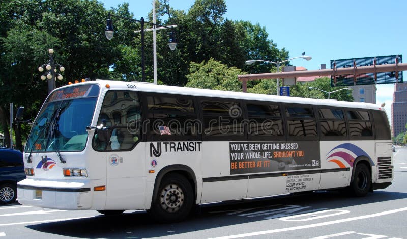 Newark, NJ: Bus del sistema di trasporto di NJ