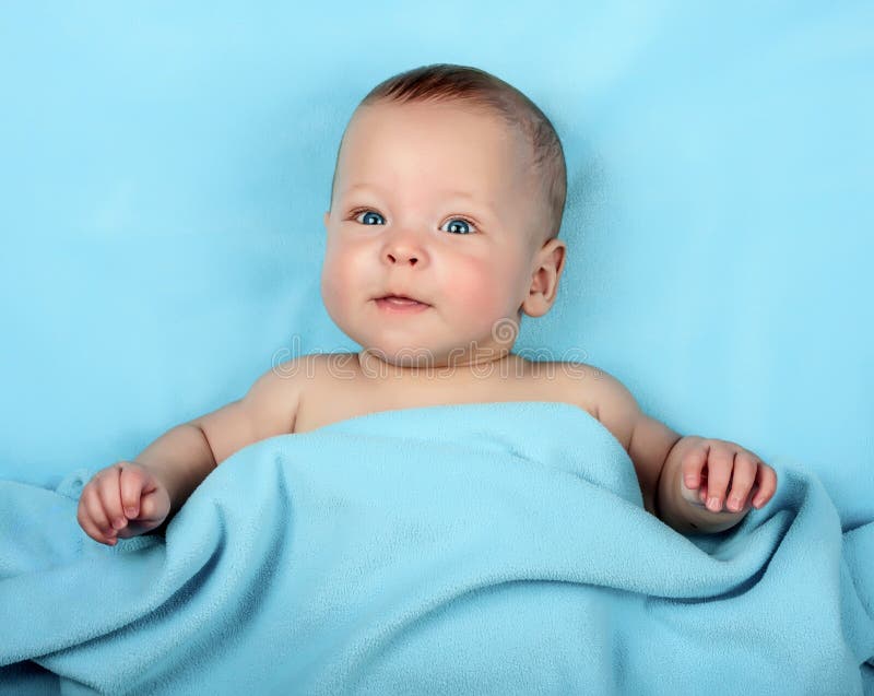 Blue-haired newborn - wide 8