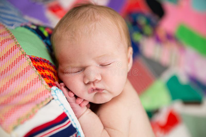 Newborn baby boy royalty free stock photo