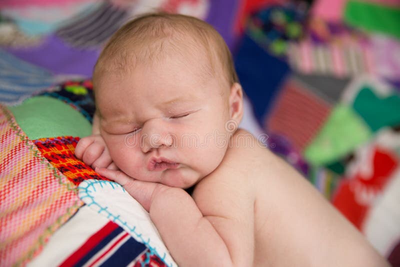 Newborn baby boy stock images