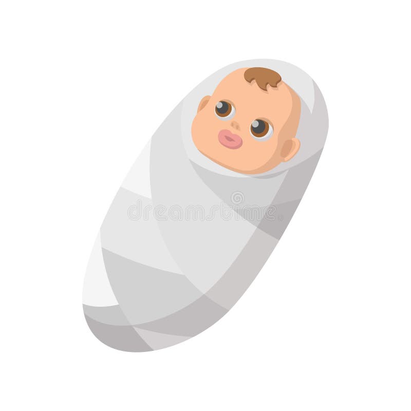 Newborn baby cartoon icon stock vector. Illustration of beauty - 79651290
