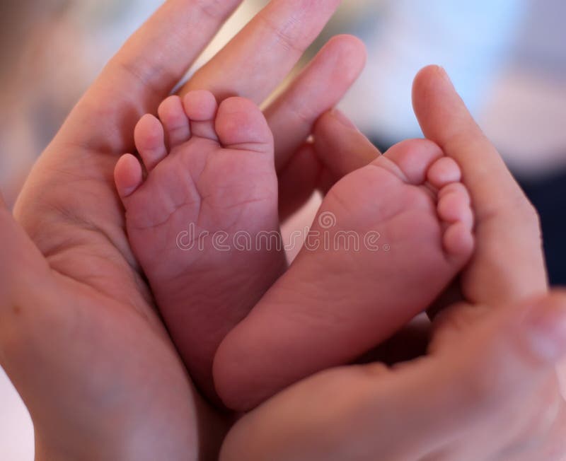 Newborn Baby feet stock image. Image of born, caucasian 26717273