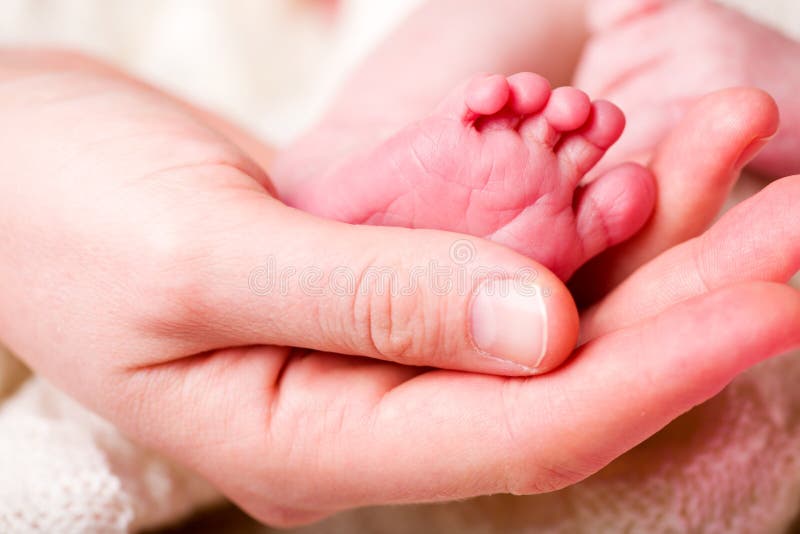 Newborn Baby Foot stock image. Image of little, healthy 18361947