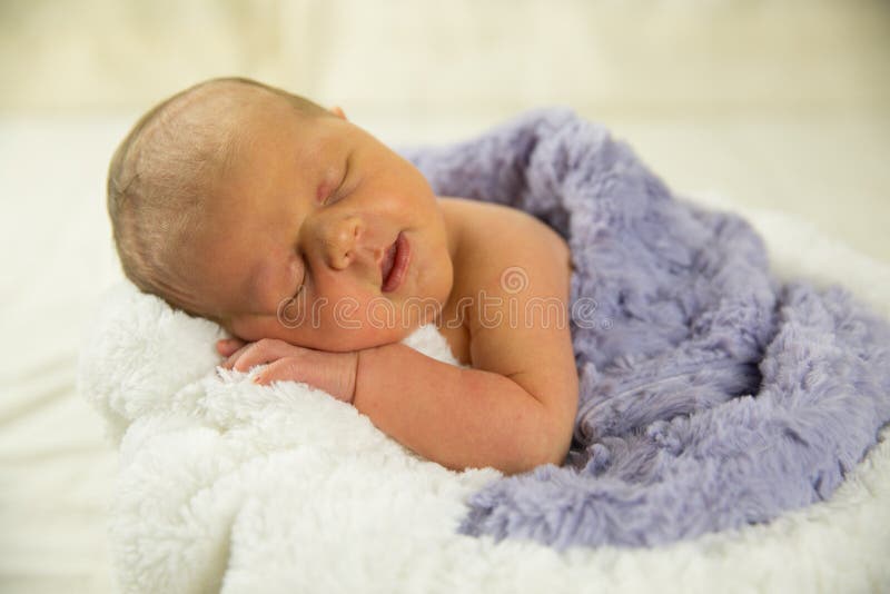 Newborn Baby Girl royalty free stock photos