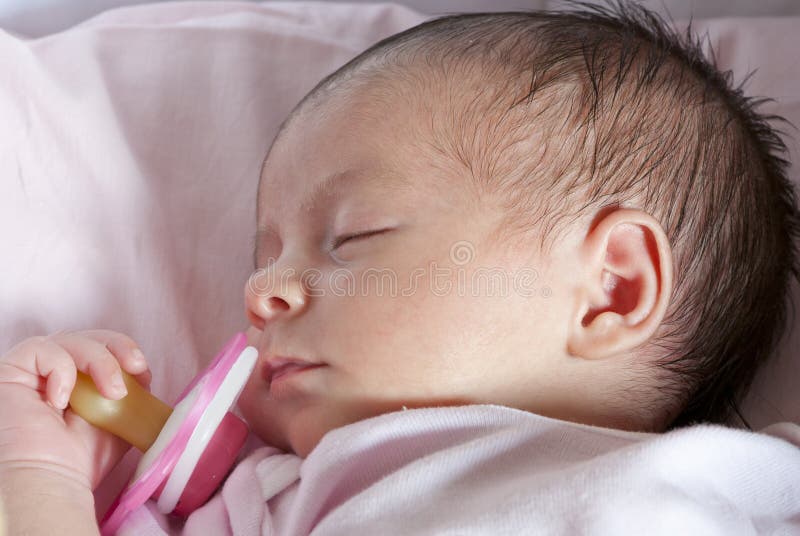 Newborn Baby Girl Sleeping