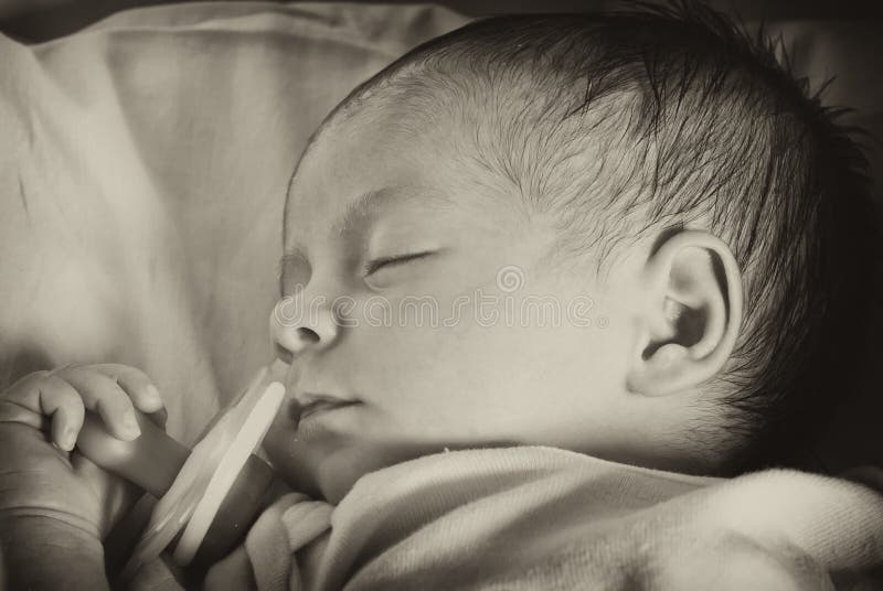 Newborn Baby Girl Sleeping