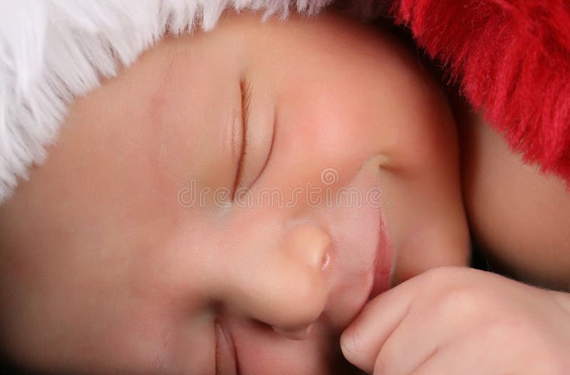 Newborn christmas baby