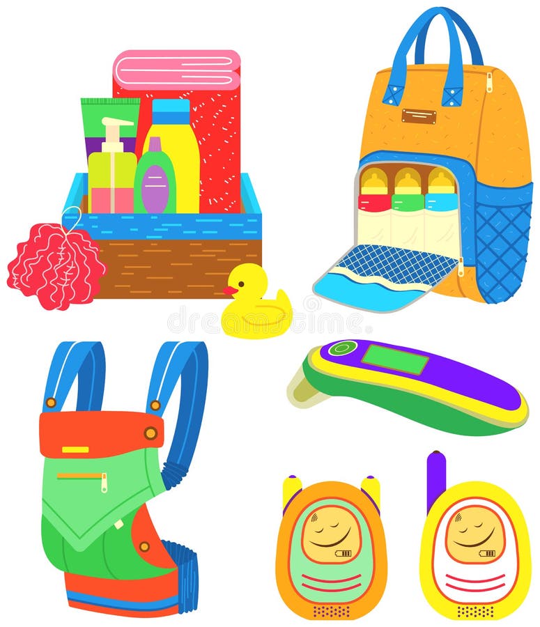 Baby Bath Supplies Stock Illustrations 136 Baby Bath Supplies