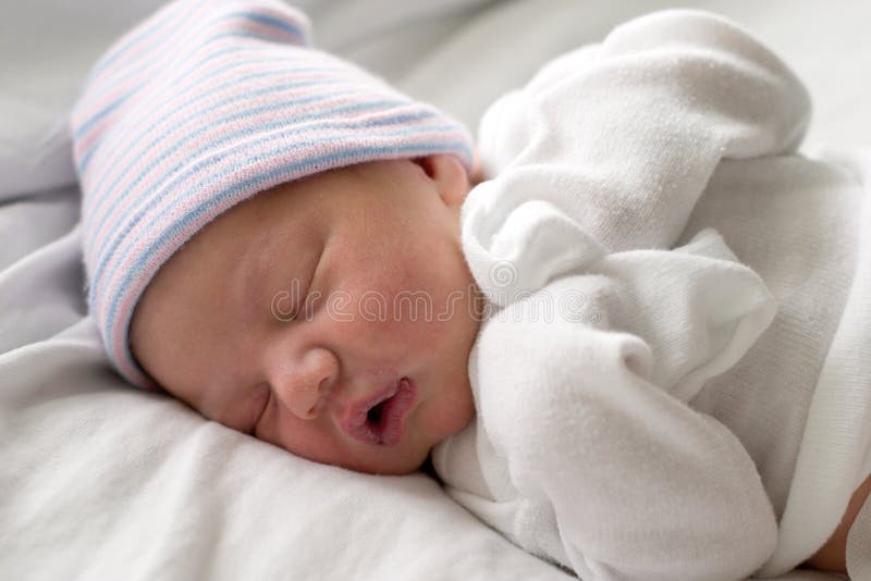 Newborn Baby Moments after Birth Stock Photo Image of neonatal