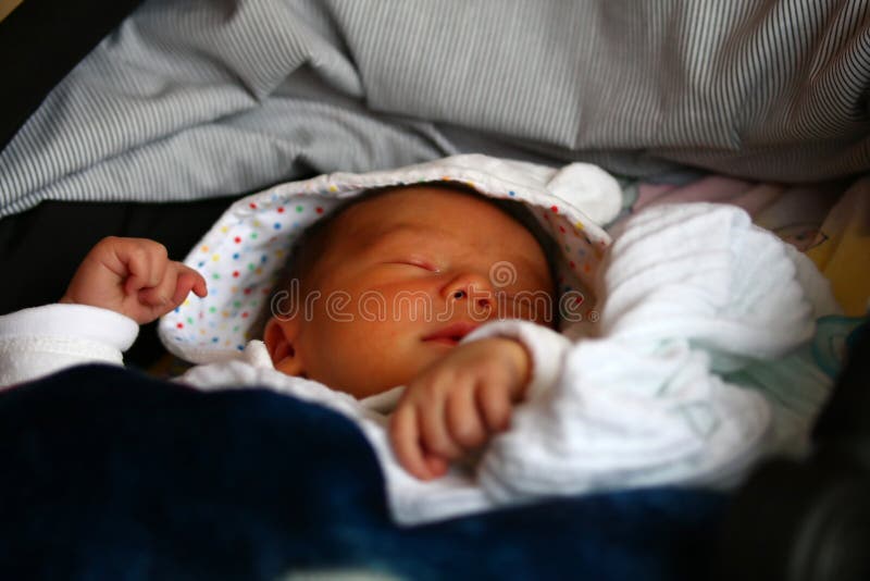 Newborn sleeping