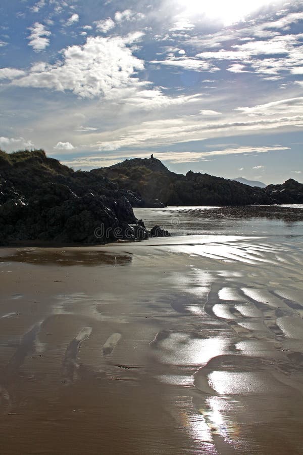 Newborough plaża, Anglesey, Walia obraz royalty free Newborough plaża, Anglesey, Walia obraz royalty free
