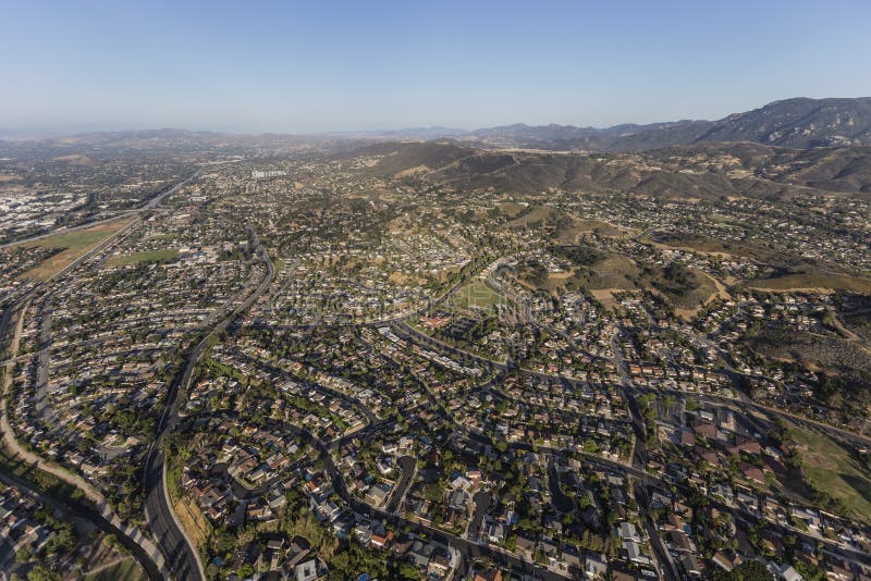 Newbury Park Neighborhoods California Aerial